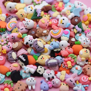 Combo 100 charm slime, sticker ( sỉ 800d)