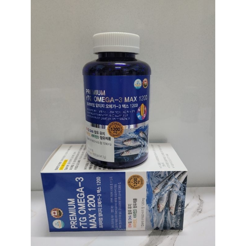 Premium r-TG Omega-3 Max 1200 (180 viên)