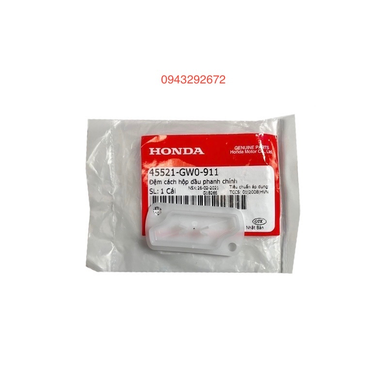 Đệm Cách Hộp Dầu Phanh Chính Honda ( 45521GW0911 )