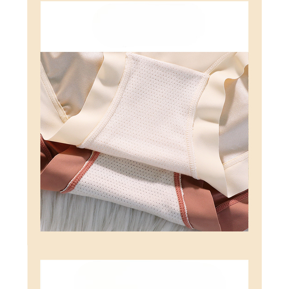 Set 6 quần lót su lụa cạp cao satin gen bụng tàng hình nâng mông tôn dáng gợi cảm NANGEVA ms741