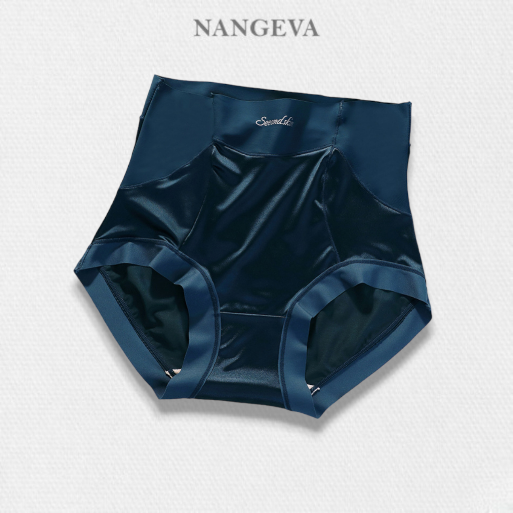 Set 6 quần lót su lụa cạp cao satin gen bụng tàng hình nâng mông tôn dáng gợi cảm NANGEVA ms741