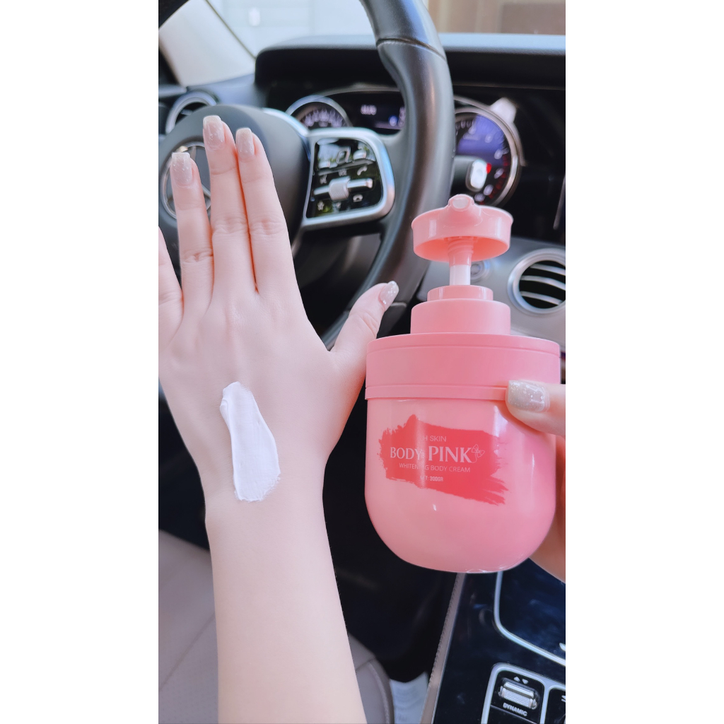 Kem dưỡng body pink dưỡng da toàn thân trắng mịn thơm dịu 300gr