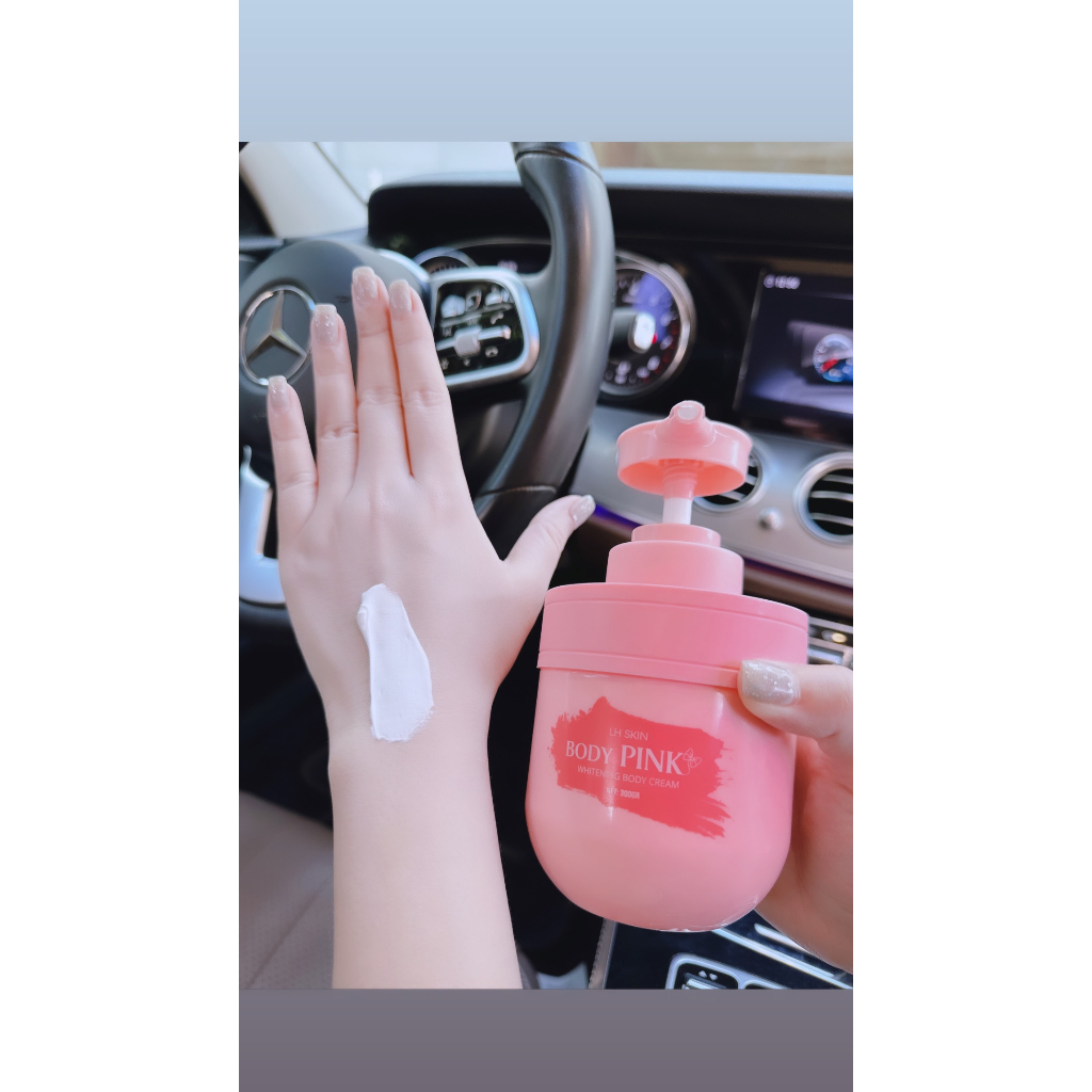 Kem dưỡng body pink dưỡng da toàn thân trắng mịn thơm dịu 300gr