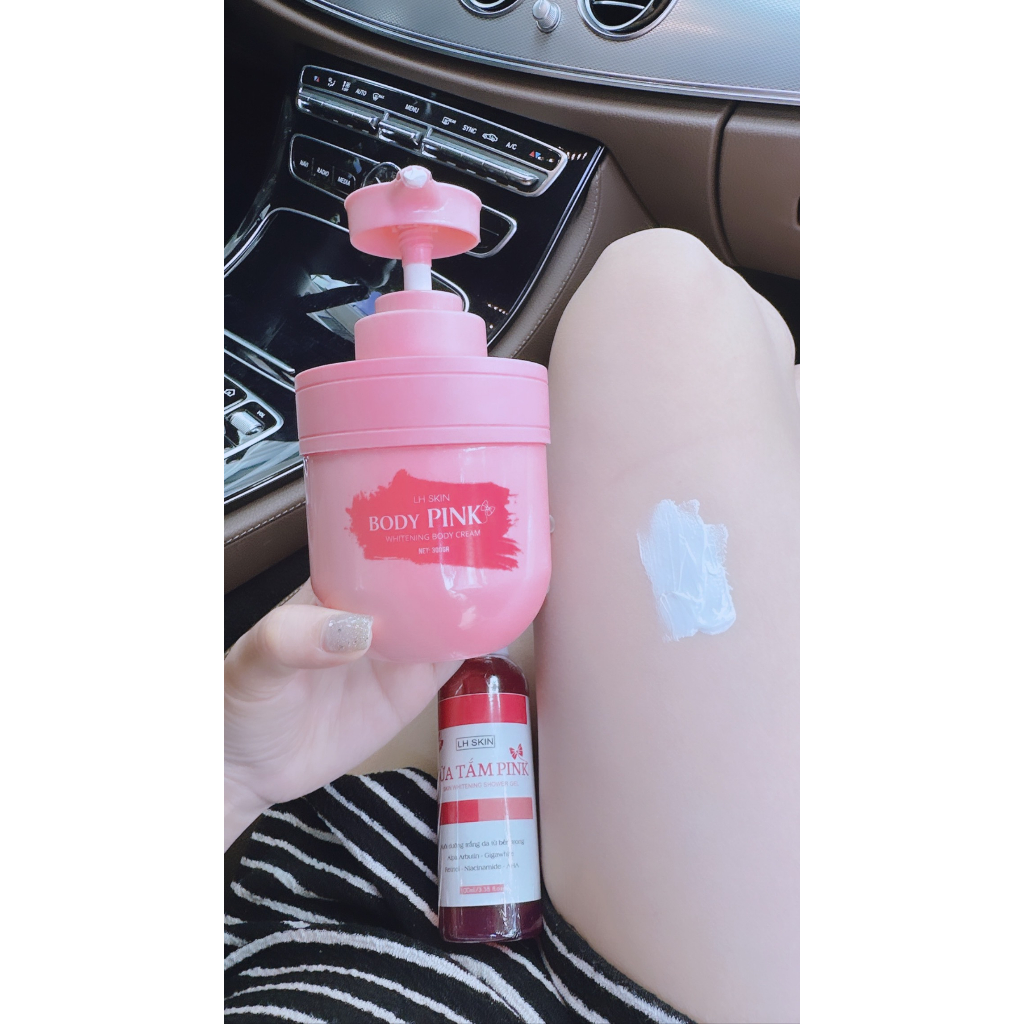 Kem dưỡng body pink dưỡng da toàn thân trắng mịn thơm dịu 300gr