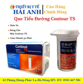 Que Tiểu Đường Contour TS Loại 50 Test