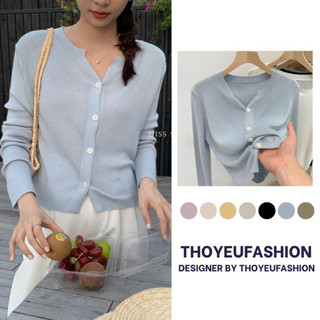 Áo cadigan nữ 4 khuy chất len lông thỏ mềm mịn, Áo len nữ cổ tròn dài tay nhiều màu basic