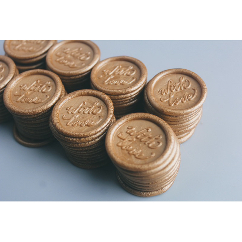 Dấu sáp withlove - link sỉ khách đặt từ 1000 cái