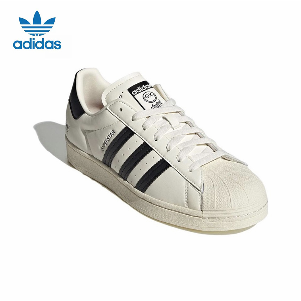 Adidas/ cỏ ba lá/SIÊU SAO/nam và nữ mẫu/đầu vỏ cổ điển/giày thể thao cổ thấp/giày thể thao GZ2203