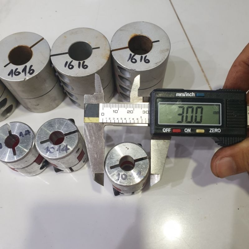Khớp nối cứng 8 8 , 10 14 , 16 16 nhôm inox tháo máy