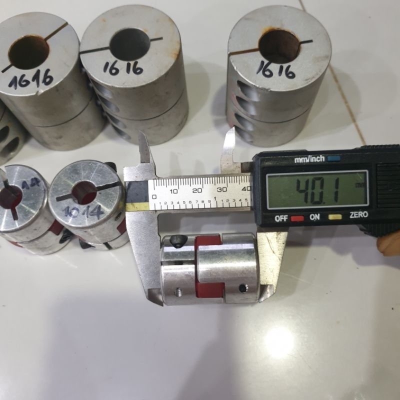 Khớp nối cứng 8 8 , 10 14 , 16 16 nhôm inox tháo máy