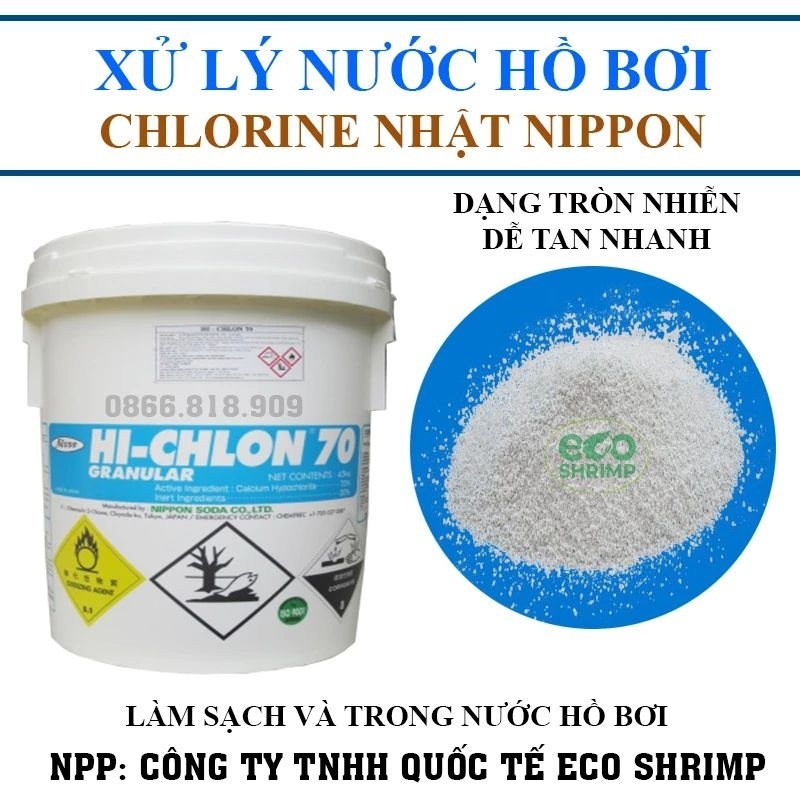 [ Freeship ] 1 Kg Clo Nippon Nhật Bản 70% - Chlorine Hi Chlon
