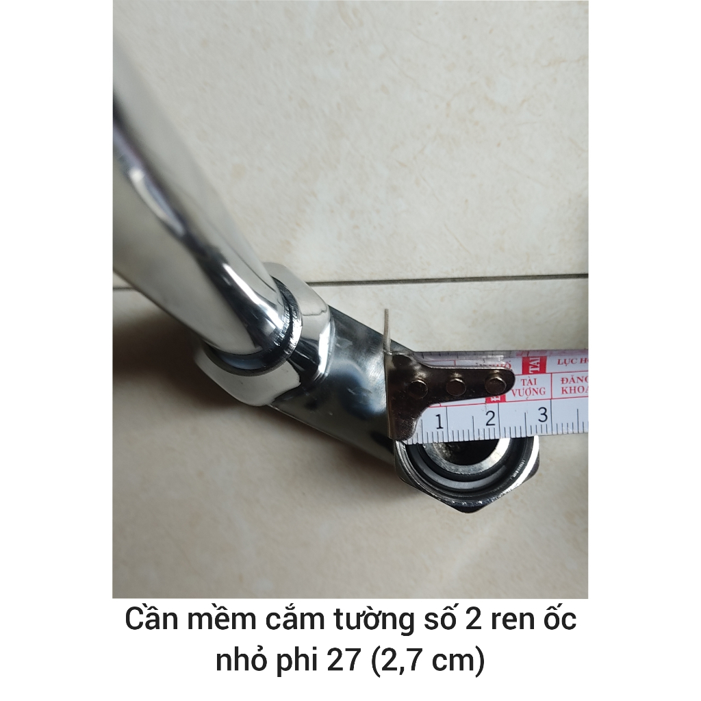 Cần mềm thay thế bao gồm khỉu nối phù hợp với vòi rửa bát nóng lạnh cắm tường