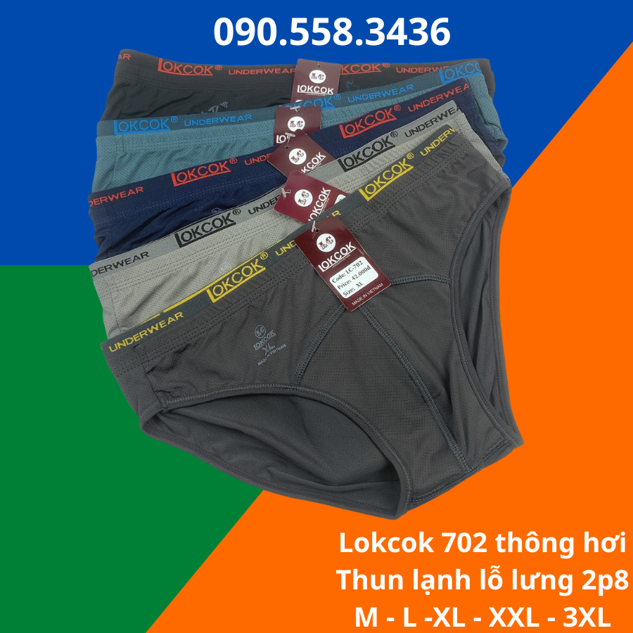Quần lót nam thun lạnh có lỗ thông hơi LOKCOK - 702