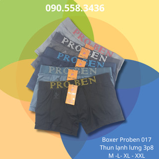 Quần lót nam thun lạnh cao cấp BOXER ProBen - 017 quần sịp đùi co giãn thông thoáng thoải mái