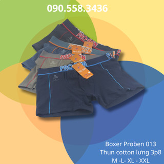 Quần lót nam coton cao cấp BOXER ProBen - 013 quần sịp đùi co giãn thông thoáng thoải mái