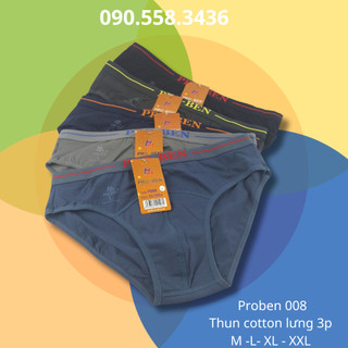 Quần lót nam coton tam giác ProBen -008 thông thoáng co giãn thoải mái