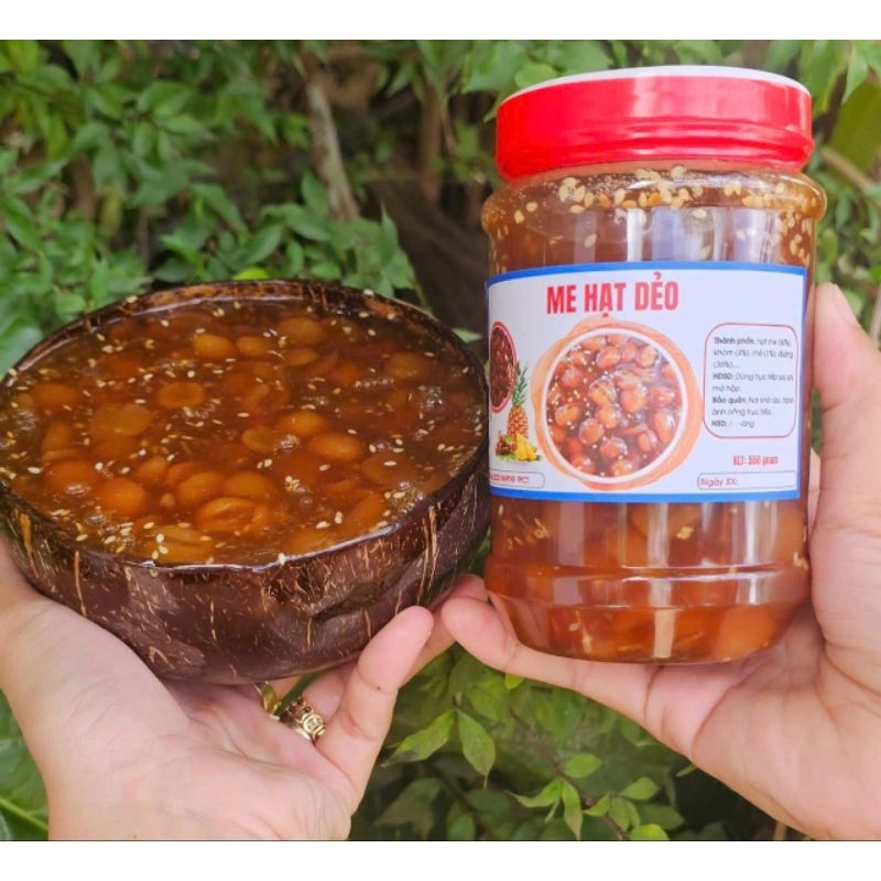 Me hạt dẻo - Mứt me hạt dẻo - Combo 2 hủ 1,1kg