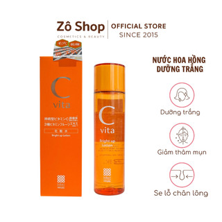 Nước Hoa Hồng Vitamin C Dưỡng Trắng, Giảm Thâm Meishoku C Vita Bright Up Lotion (150ml)
