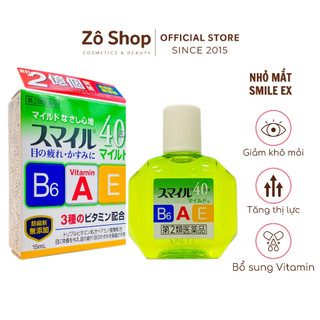 Nước Nhỏ Mắt Smile 40EX Mild Nhật Bản 15ml