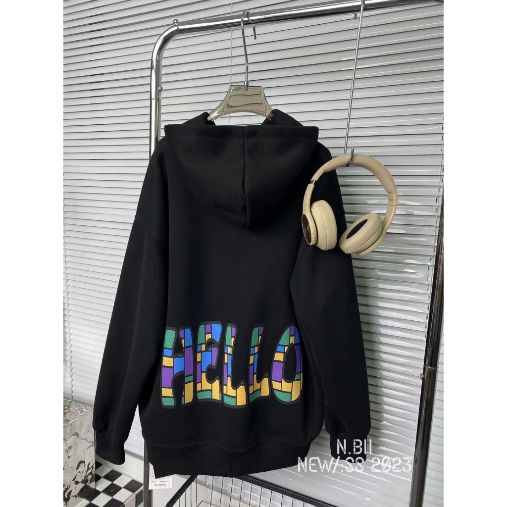 Hoddie mickey chữ lưng chất siêu đẹp NB