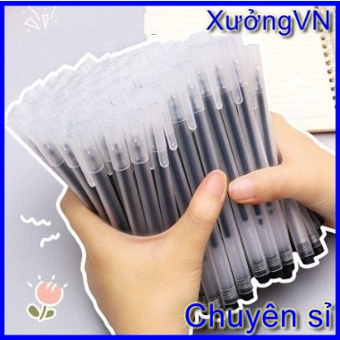 Bao giá Shopee - Bút bi mực gel văn phòng ngòi 0.5mm nét chữ đẹp viết chơn chu đều nét đủ màu xanh đen đỏ B18