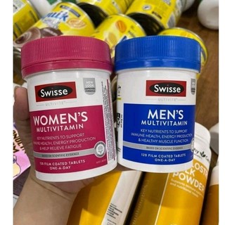 Vitamin tổng hợp Swisse Men/ Women Multivitamin - 120 viên Úc
