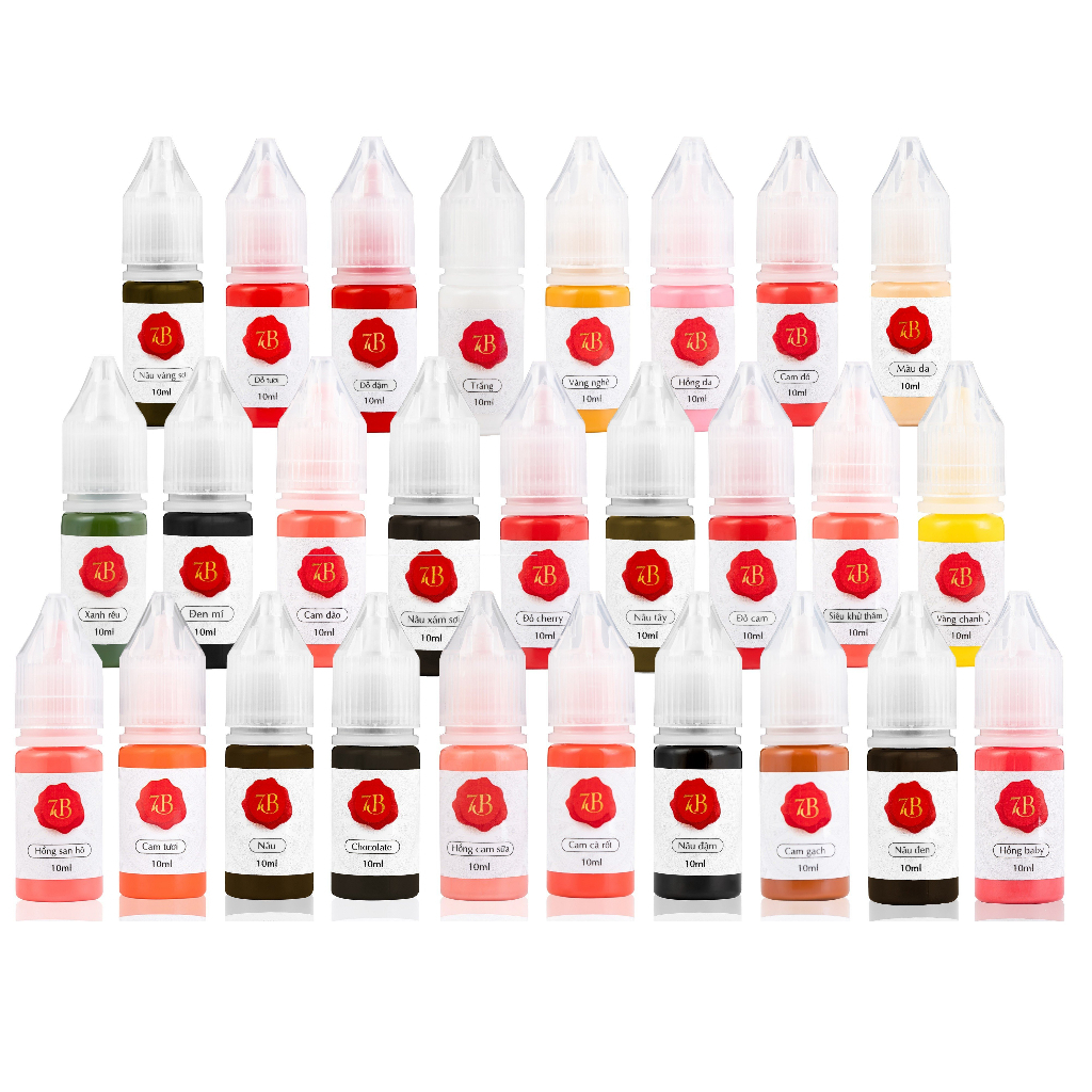 Mực Phun Xăm Bám Nhanh Bong Đậm  BioRose 10 ML Chính Hãng