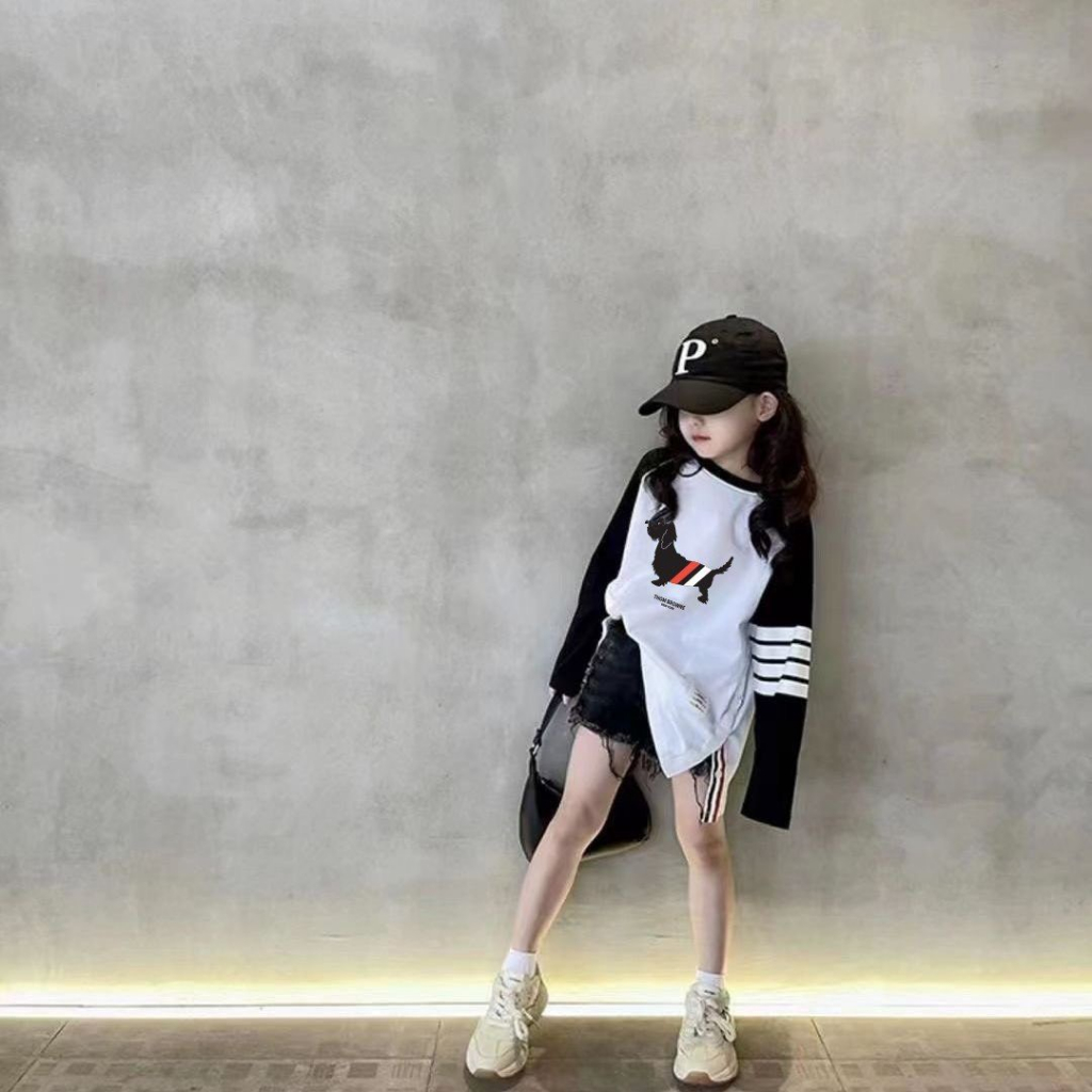 Áo thun dài tay cho bé ,áo trẻ em unisex , Huny_kid