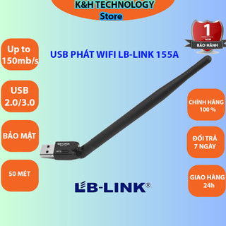 Usb thu wifi lb-link bl-wn155a 150mbps anten siêu khỏe- bảo hành 12 tháng