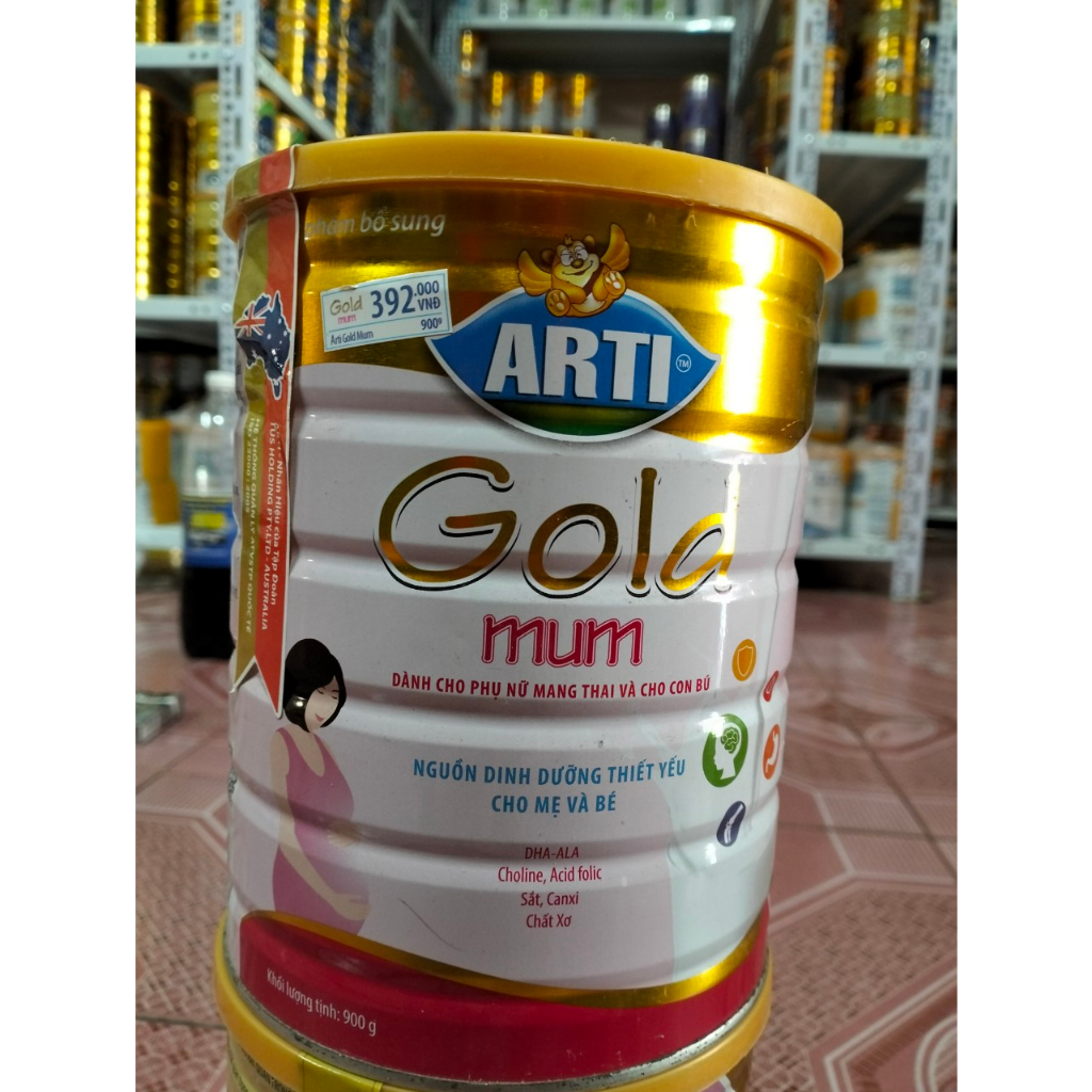 Sữa Arti Gold Mum -DATE MỚI 900g date 2024 xả ck 50%
