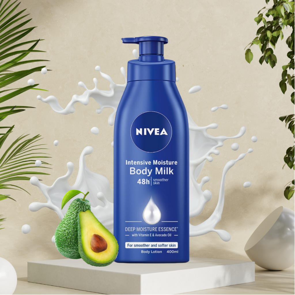 (Thanh lý Chính hãng) Nivea Sữa dưỡng thể giúp dưỡng ẩm chuyên sâu chai 400ml sản xuất Thái Lan