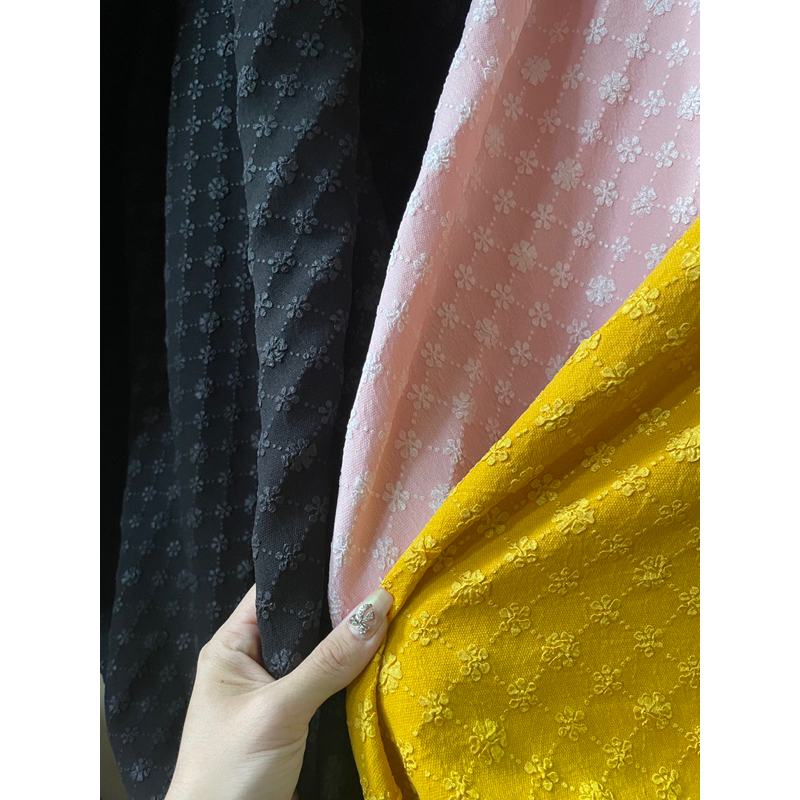 Gấm xốp hoa nhí