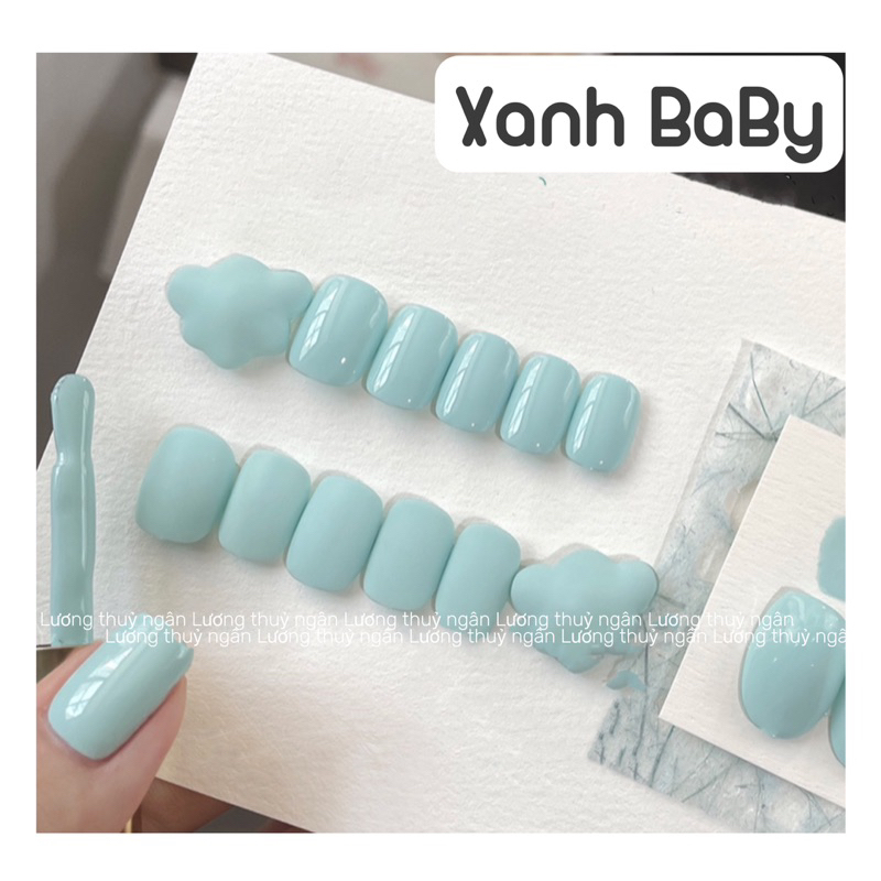 Sơn Gel Màu Xanh Baby, Xanh Sữa Chai 15ml