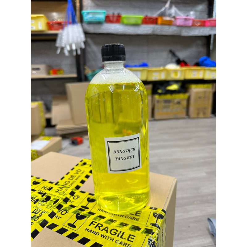 Dung dịch tăng độ bọt bình foam v2 vàng