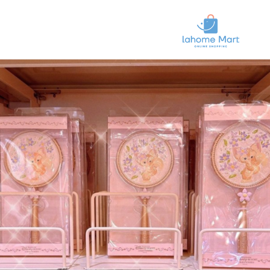 Gương trang điểm cầm tay Hoàng Cung khung viền mạ vàng Sang Trọng T3-137