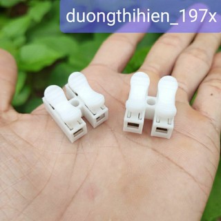 Combo 5 đầu nối dây điện nhanh 2 chân, cút nốt dây điện, giắc nối dây điện nhanh