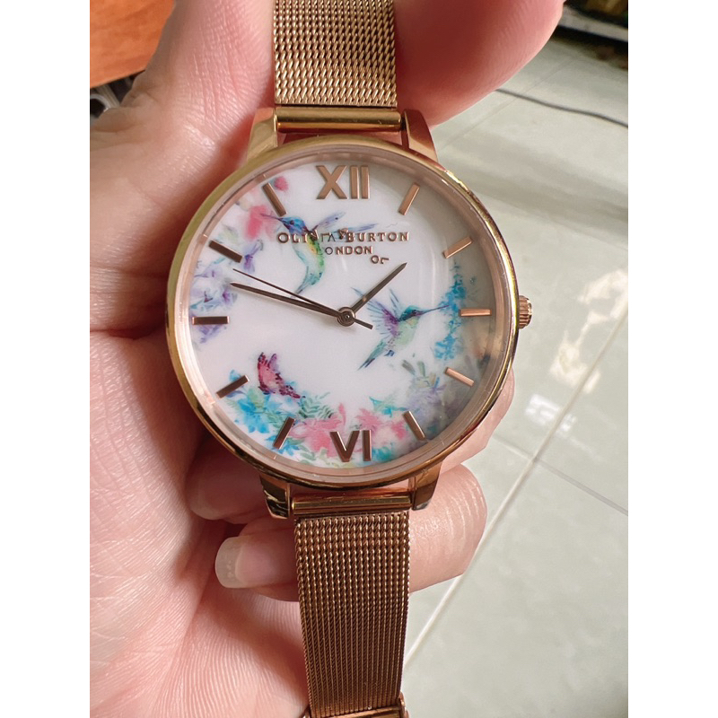 đồng hồ nữ hiệu Olivia burton London quartz