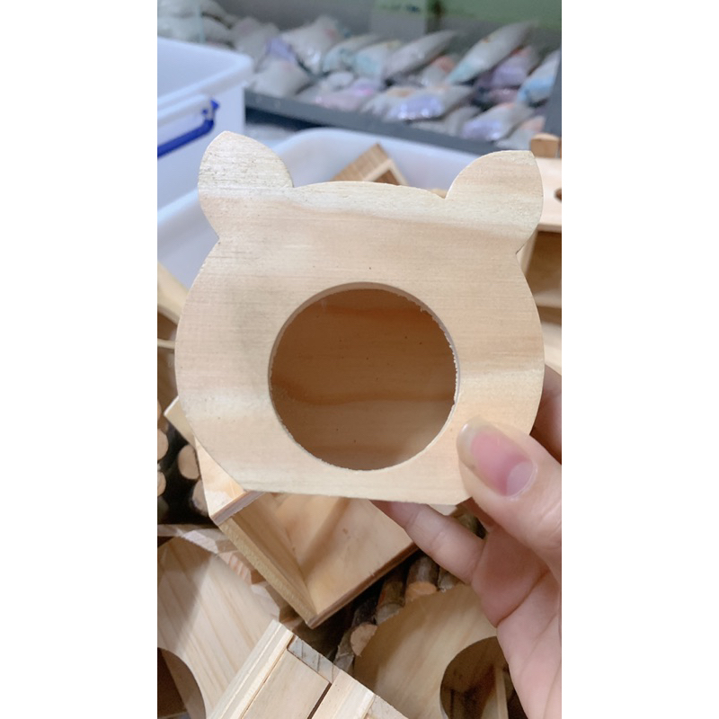 Nhà ngủ gỗ cho hamter