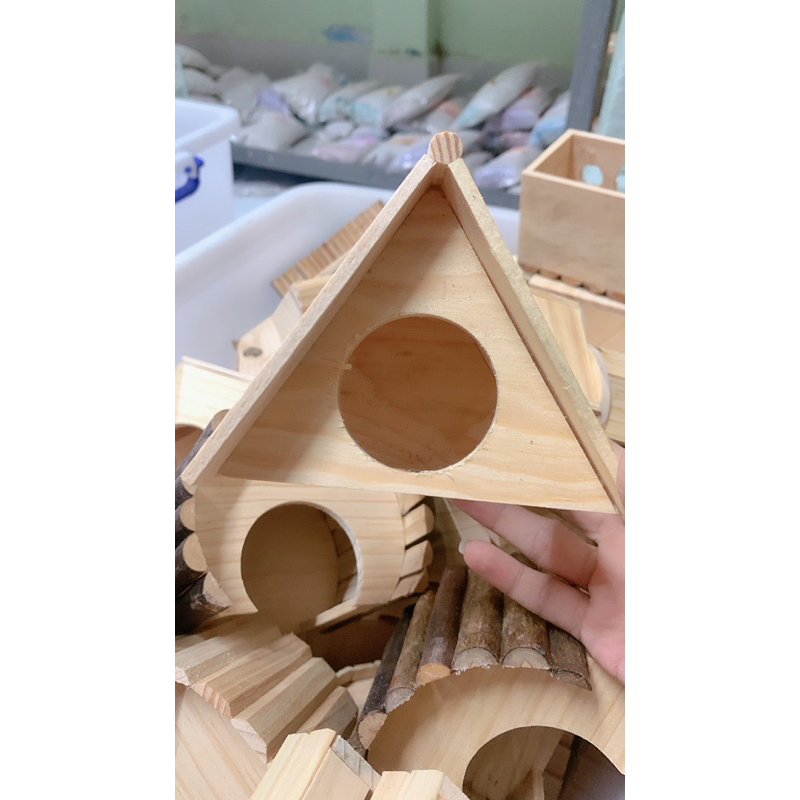 Nhà ngủ gỗ cho hamter