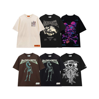 Áo thun Bad Habits Tee Local Brand Ulzzang Unisex nam nữ tay lỡ, form rộng, vải Cotton thoáng mát, cao cấp