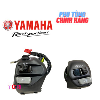 Cùm công tắc đề, công tắc còi, cốt pha xe nouvo 5, 6 chính hãng yamaha