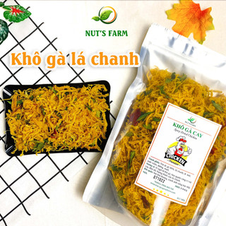 Khô gà lá chanh Nut Farm 500g, thơm ngon, cay cay, thấm vị