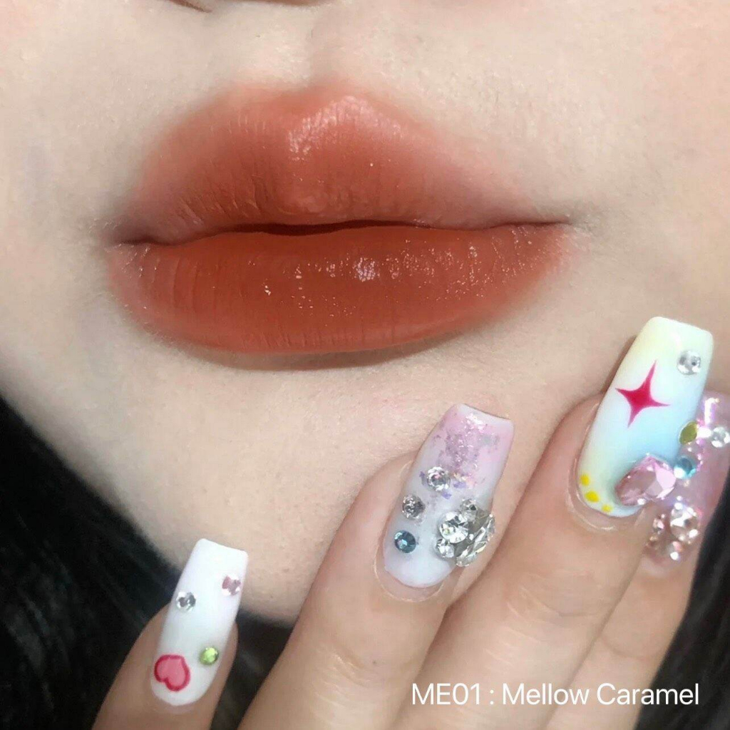 Son kem Cafe CAPPUVINI Mellow Espresso Velvet Lip Tint Coffee mềm mịn căng mọng môi