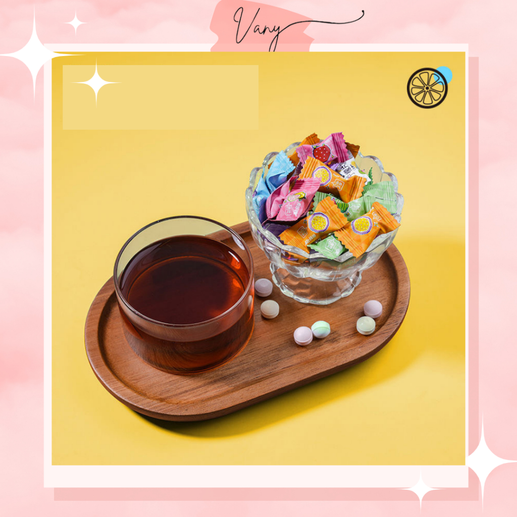 Gói To Kẹo Ngậm không Đường Thơm Miệng Vị Trái Cây 150gr ~138 Viên