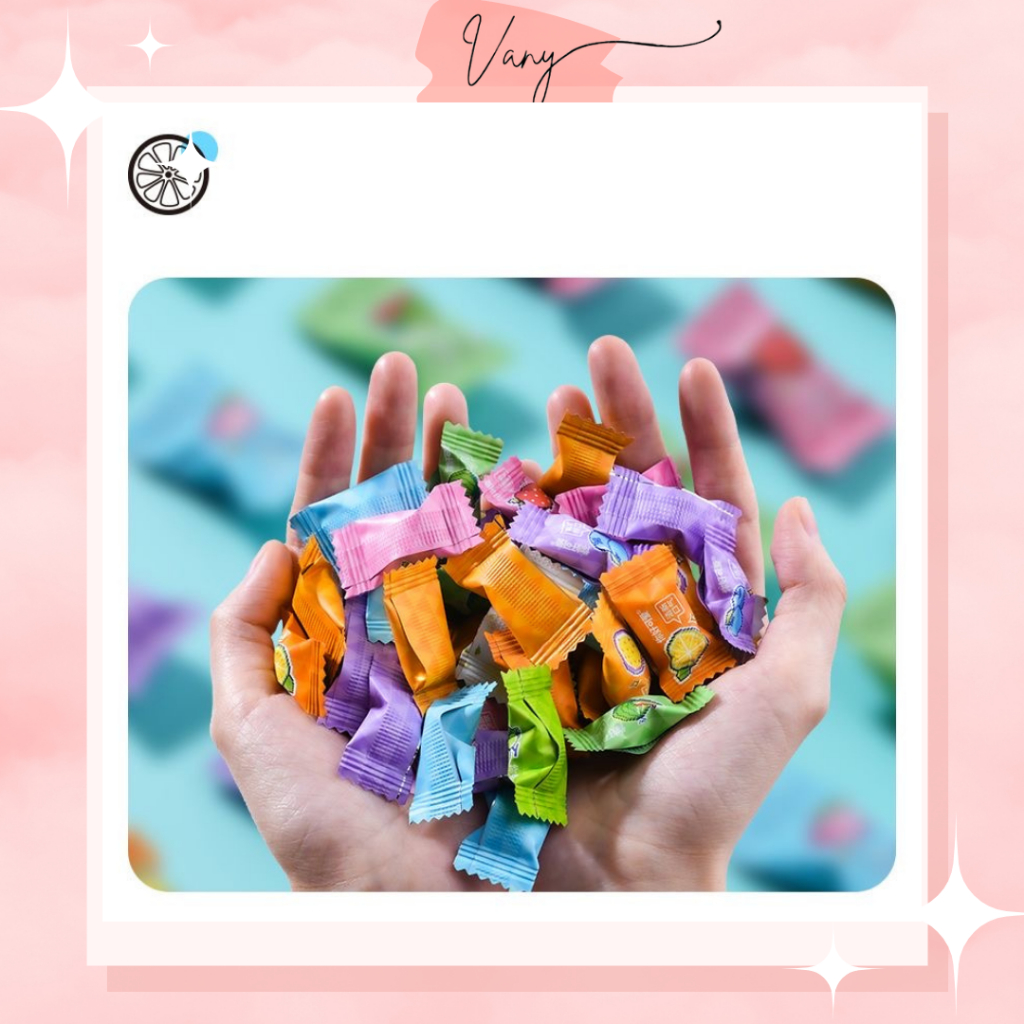 Gói To Kẹo Ngậm không Đường Thơm Miệng Vị Trái Cây 150gr ~138 Viên