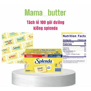 [Date 6/7/ 2027] Đường Splenda 100 Gói(Đường Ăn Kiêng Dành Cho Keto Das)