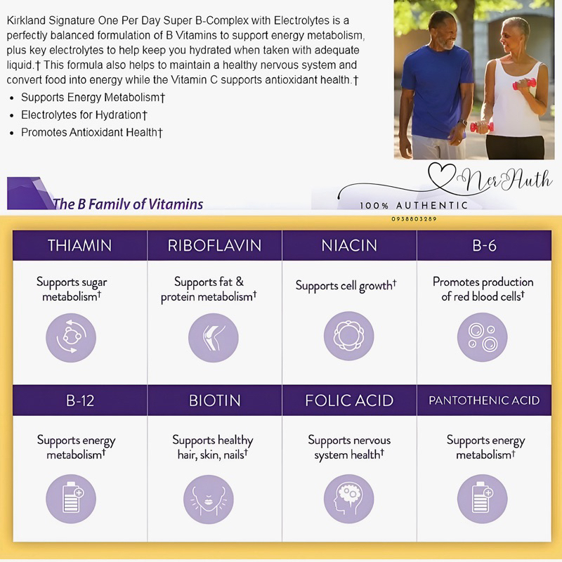 Vitamin B tổng hợp Super B-Complex Kirkland 500 viên 🇺🇸 Air Mỹ Date Mới