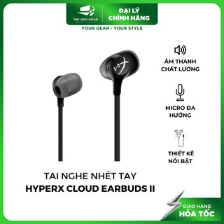 Tai nghe nhét tai- hyperx cloud earbuds 2 | phiên bản 2023 - hàng chính hãng