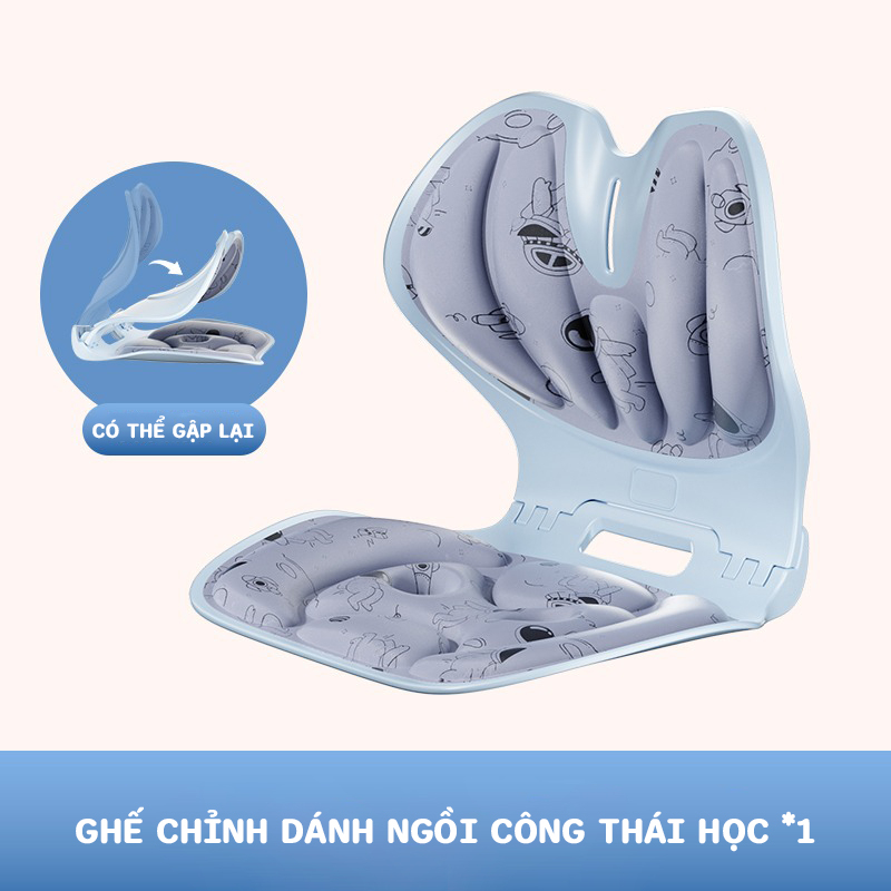 Ghế Điều Chỉnh Tư Thế Công Thái Học CHỒY, Ghế Tựa Chỉnh Dáng Chống Cong Vẹo Cột Sống Dùng Cho Mọi Lứa Tuổi