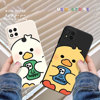 Ốp lưng Xiaomi Redmi 9C / Redmi 9C NFC / 9ACTIV / Redmi 10A , viền vuông, Vịt con dễ thương